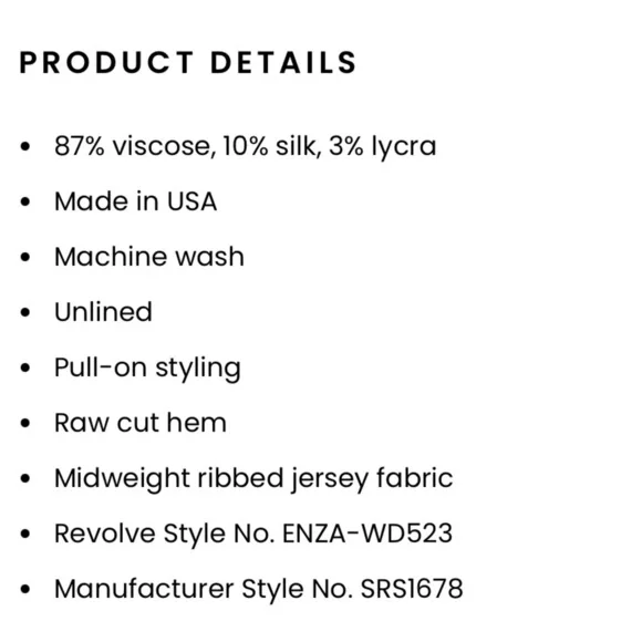 Enza Costa Silk Knit Tank Midi Dress In Black S - Picture 4 of 7